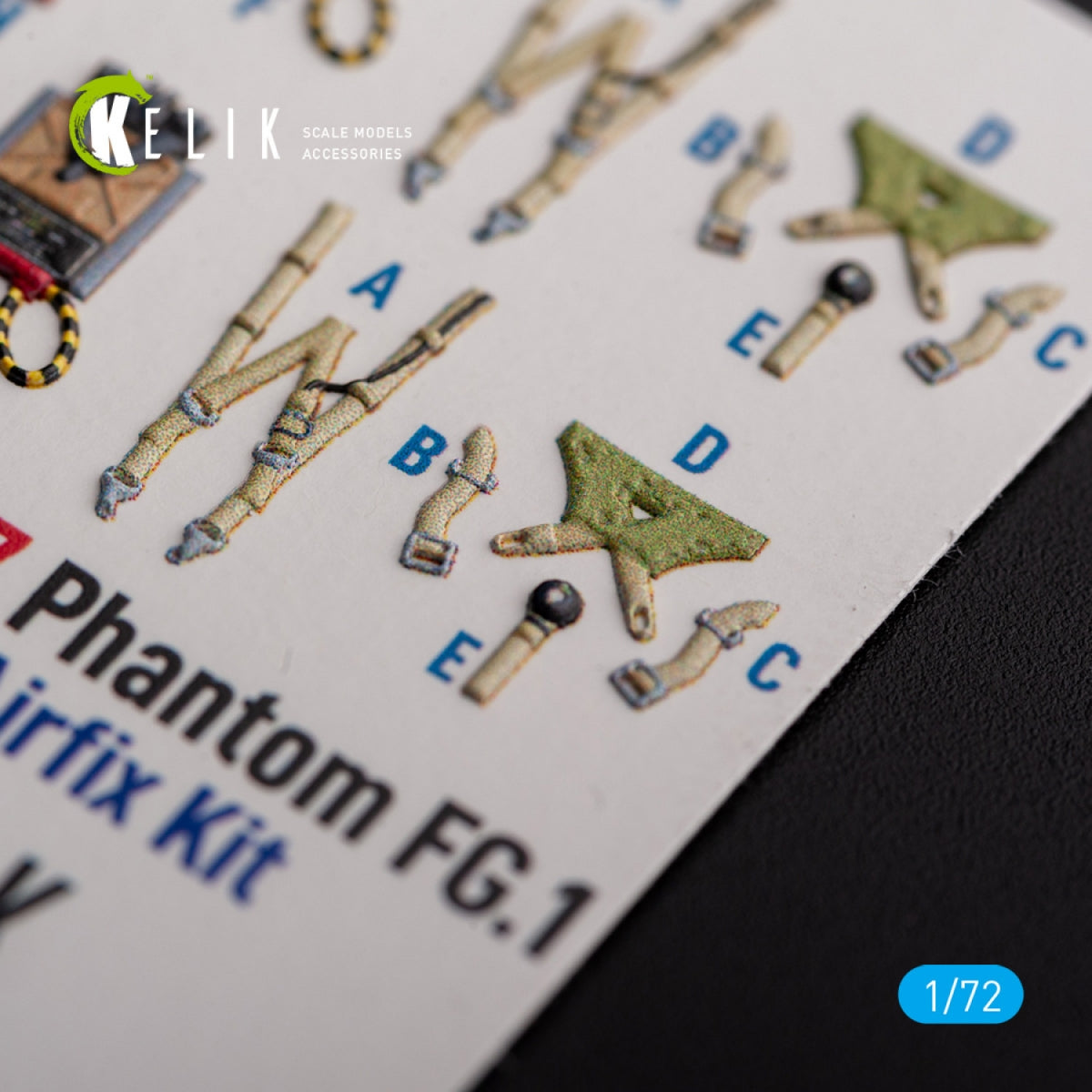 KELIK K72127 FG.1 Phantom - interior 3D decals for Airfix kit 1/72 – zdjęcie 6