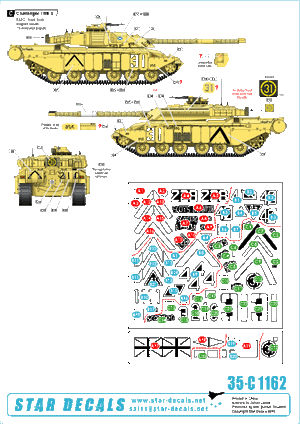 Star Decals 35-C1162 Challenger I 1/35 – imagen 2