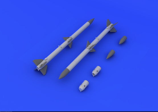 Eduard 648084 AIM-120A/ B AMRAAM (2pcs) 1/48 – immagine 2