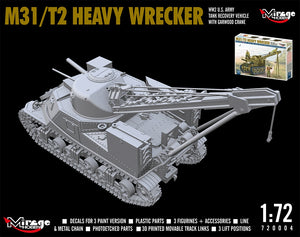 Mirage Hobby 720004 M31/T2 Heavy Wrecker WW2 US. Army 1/72 – immagine 6