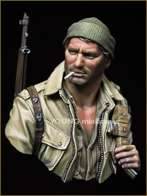 Young Miniatures YM1841 US Paratrooper WWII 17th Airbone Division 1/10 – imagen 2