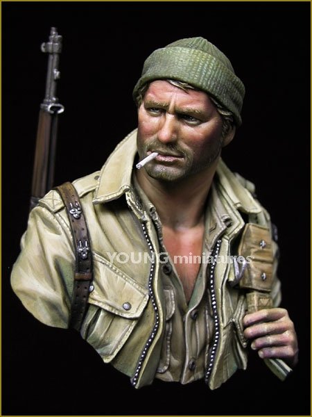 Young Miniatures YM1841 US Paratrooper WWII 17th Airbone Division 1/10 – imagen 2