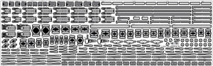 Pontos 35021F1 IJN Mikasa 1905 Detail Up Set 1/350 – imagen 12