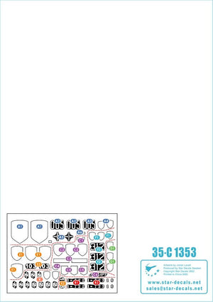 Star Decals 35-C1353 War in Ukraine 1 AZOV-Batalion 2014-2022 1/35 – zdjęcie 2