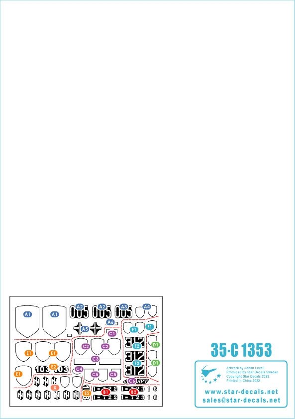 Star Decals 35-C1353 War in Ukraine 1 AZOV-Batalion 2014-2022 1/35 – zdjęcie 2
