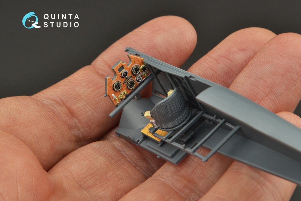 Quinta Studio QD48276 Sopwith Camel F.1 3D-Printed &amp;amp; coloured Interior on decal paper (Eduard) 1/48 – immagine 9