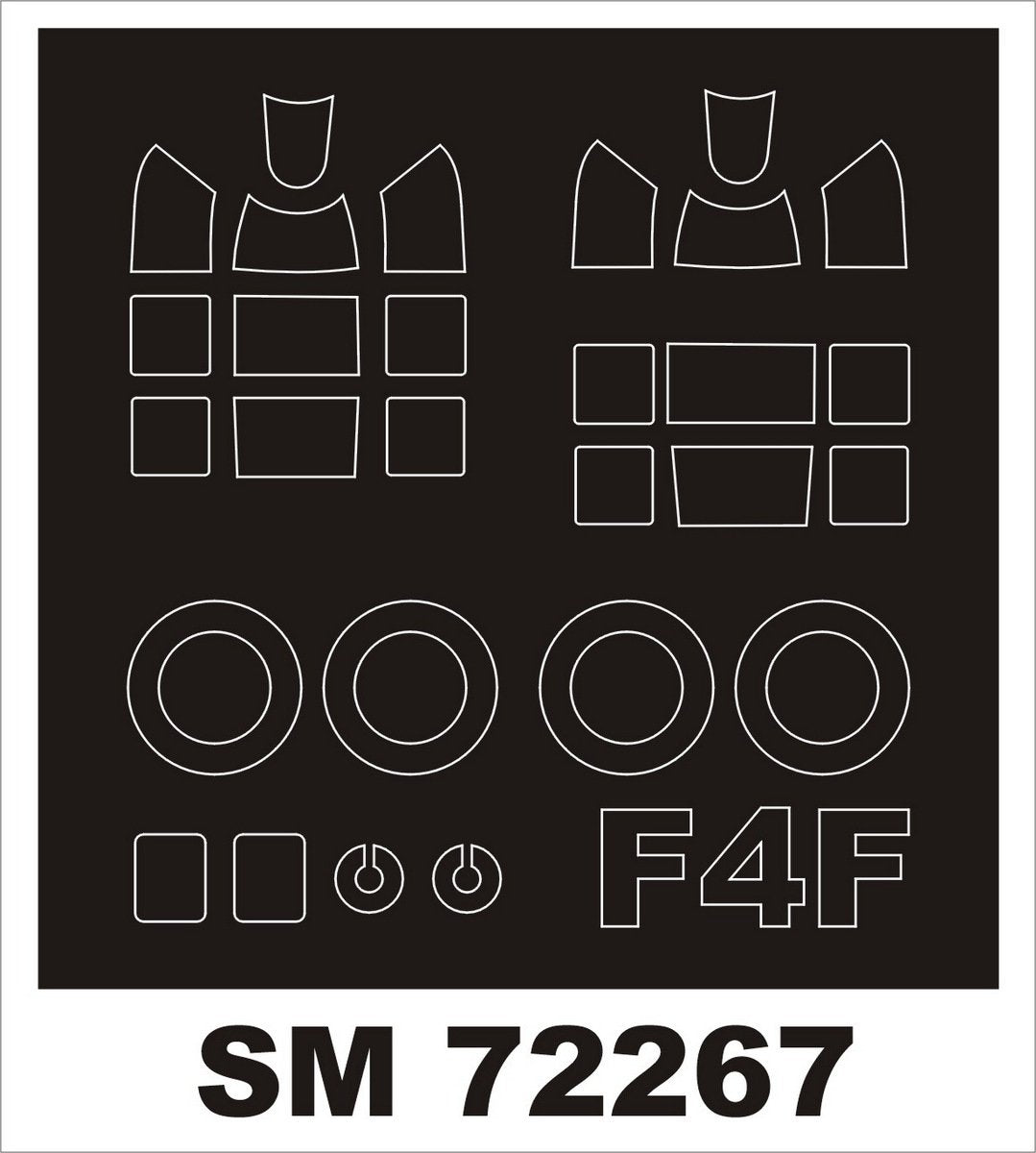 Montex SM72267 F4F-4 WILDCAT AIRFIX 1/72
