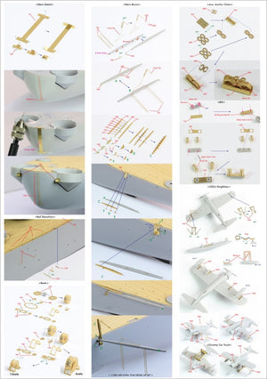 Pontos 22004F1 USS BB-61 Iowa 1944 Detail Up Set (Without wooden deck) 1/200 – zdjęcie 23