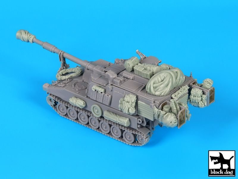 Black Dog T72111 M 109 A6 Paladin accessories set 1/72 – zdjęcie 3