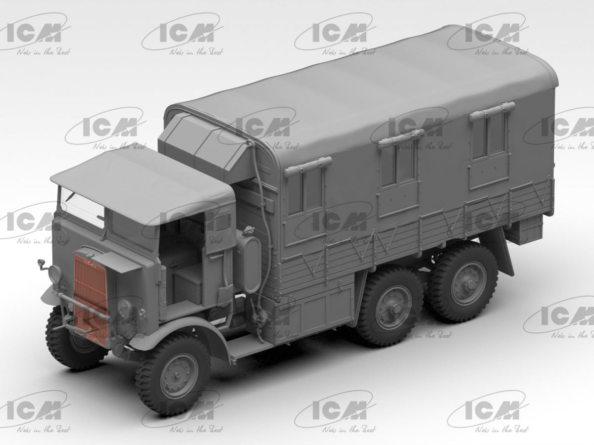 ICM 35603 Monty&amp;#39;s Office Caravan 1/35 – Bild 4