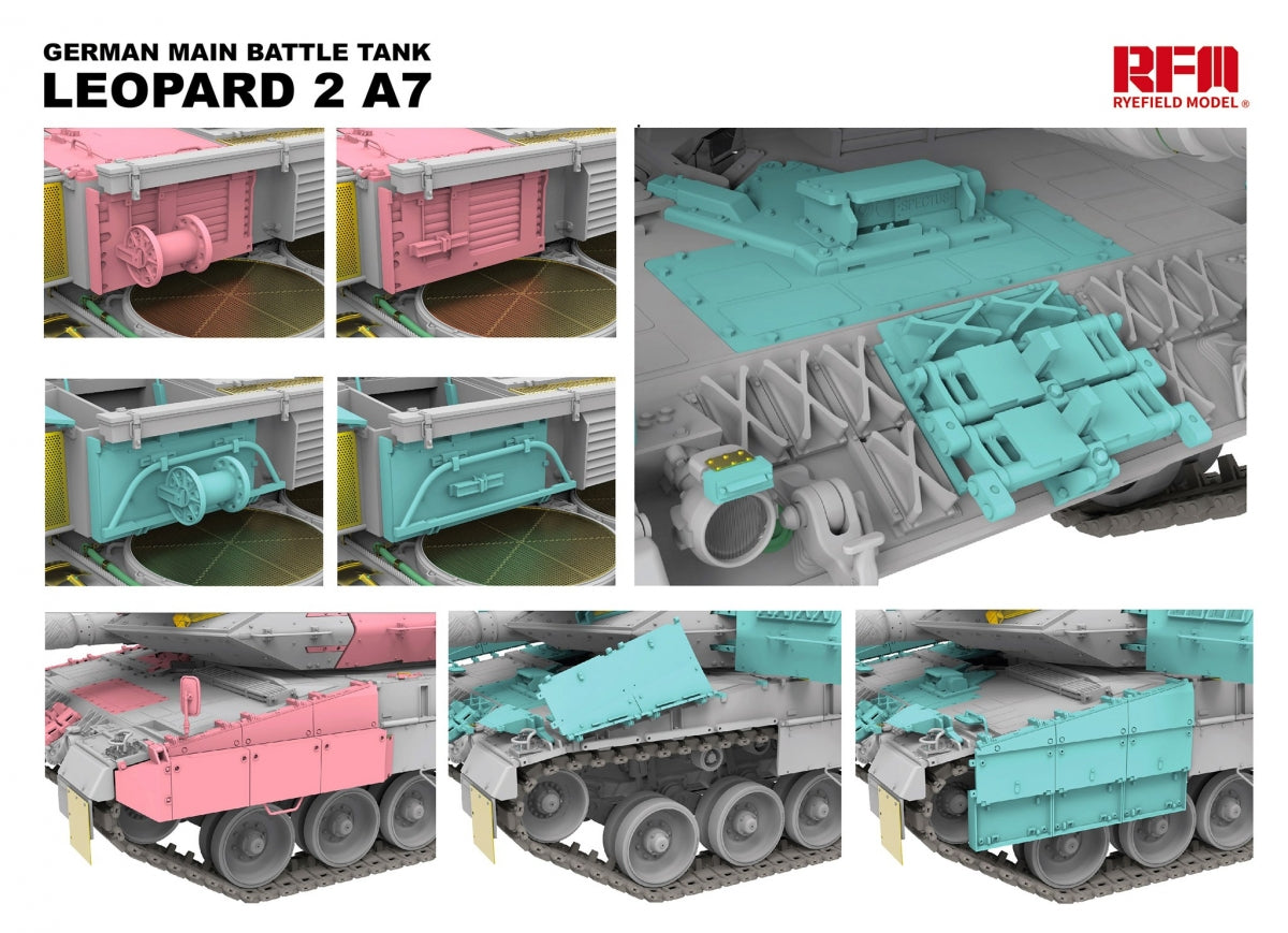 Rye Field Model 5108 Leopard 2 A7 German Main Battle Tank 1/35 – immagine 5
