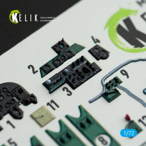 KELIK K72060 M6A1 SEIRAN INTERIOR 3D DECALS FOR TAMIYA KIT 1/72 – imagen 2
