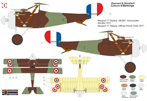 Kovozavody Prostejov KPM0256 Nieuport Triplane „France“ 1/72 – zdjęcie 2