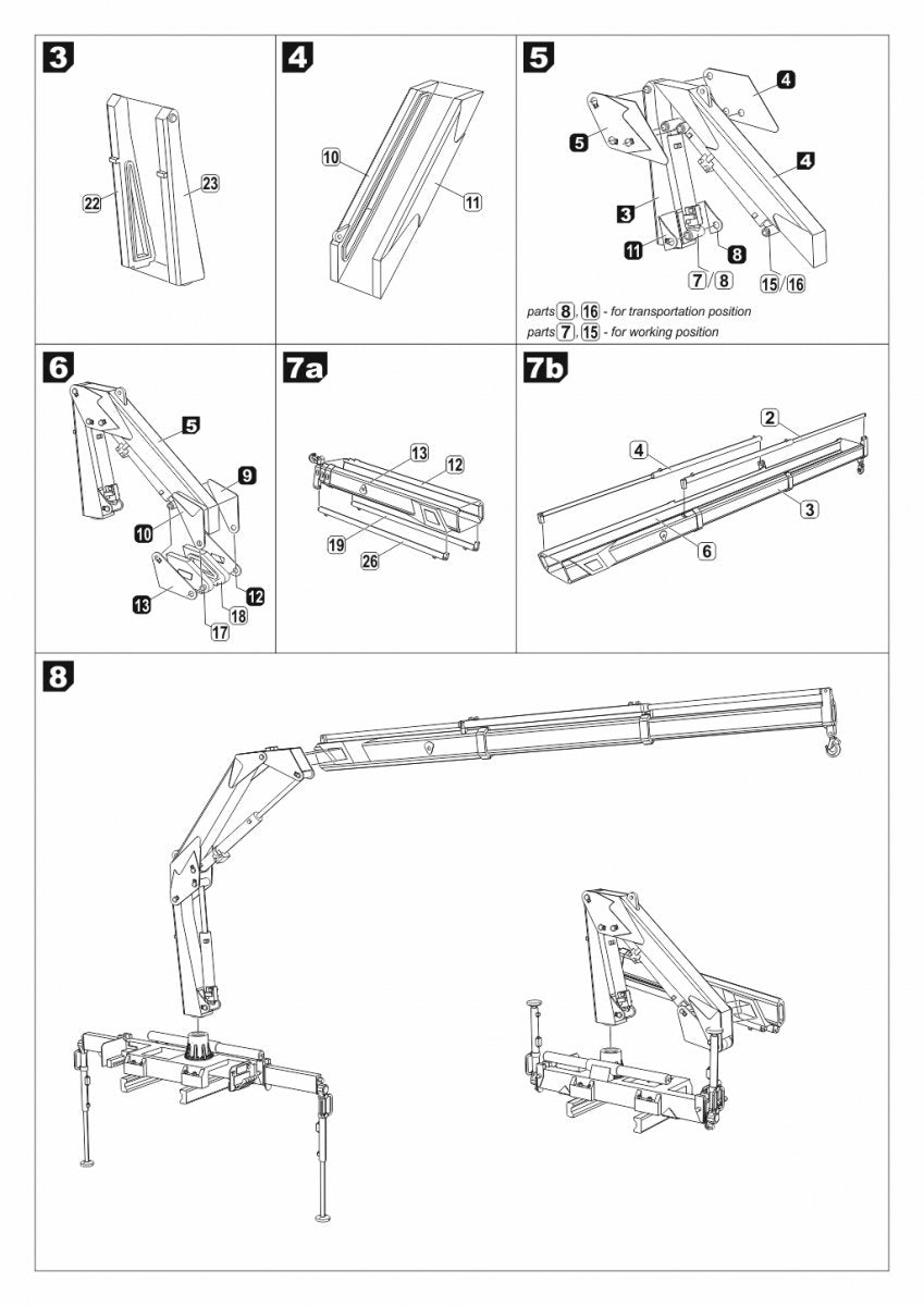 Armory Models 72403 IM-55 telecsopic boom, for russian modern trucks 1/72 – imagen 11
