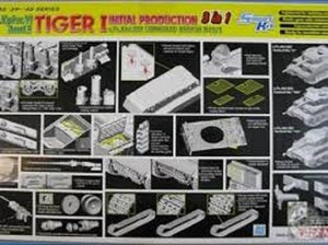 Dragon 6600 German PzKpfw VI Tiger Ausf.E (Initial Production, Leningrad 1942/1943) 1/35 – zdjęcie 2