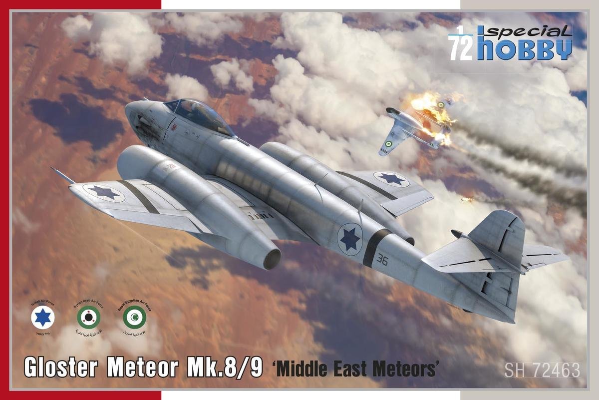 Special Hobby 72463 Gloster Meteor Mk.8/9 ‘Middle East Meteors’ 1/72