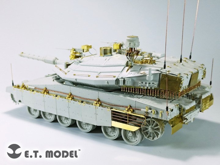 E.T. Model EA35-131 Israel Merkava Mk.4/4 LIC MBT Chains Set For Meng 1/35 – imagen 3