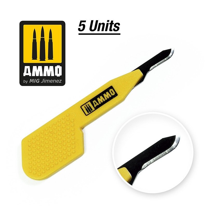 Munitions pour Mig 8686 Precision Blade Curved - 5 pièces