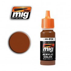 AMMO of Mig Jimenez 0914 RED BROWN LIGHT