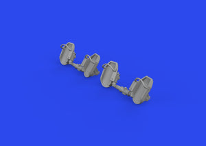 Eduard 648873 Bf 109E rudder pedals early PRINT 1/48 – immagine 4