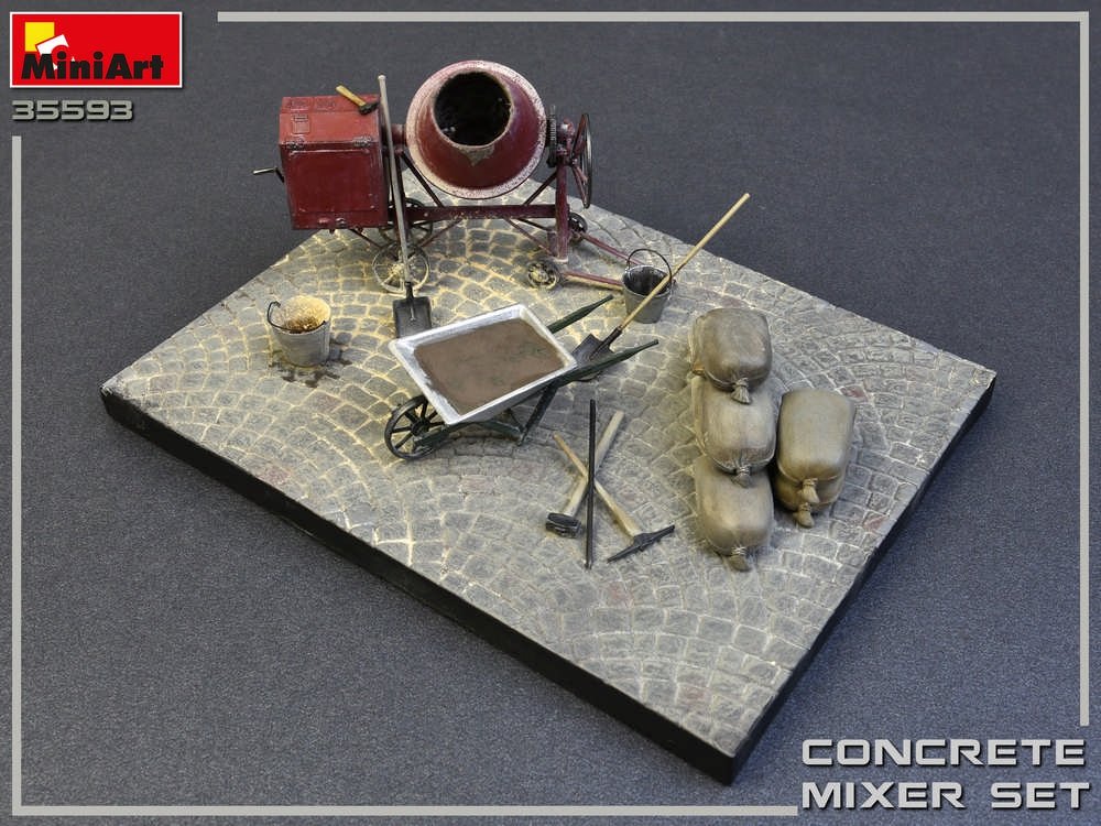 MiniArt 35593 CONCRETE MIXER SET 1/35 – immagine 2