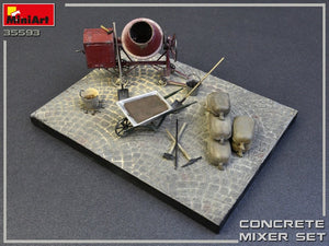 MiniArt 35593 CONCRETE MIXER SET 1/35 – immagine 2
