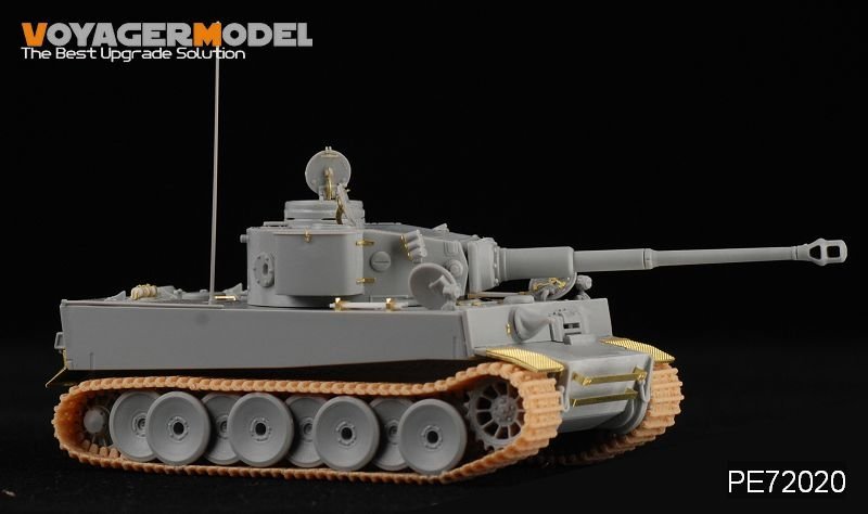 Maquette Voyager PE72020, char allemand Tiger I de la Seconde Guerre mondiale, production initiale pour DRAGON 7370 au 1/72