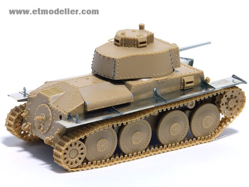 E.T. Model EA35-002 WWII German Pz.Kpfw.38(t) Ausf.B/E/F/G Fender For TRISTAR Kit 1/35 – imagen 3