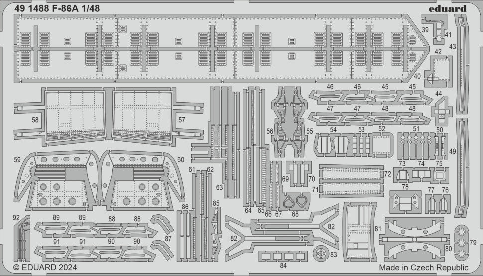 Eduard 491488 F-86A CLEAR PROP 1/48 – zdjęcie 2