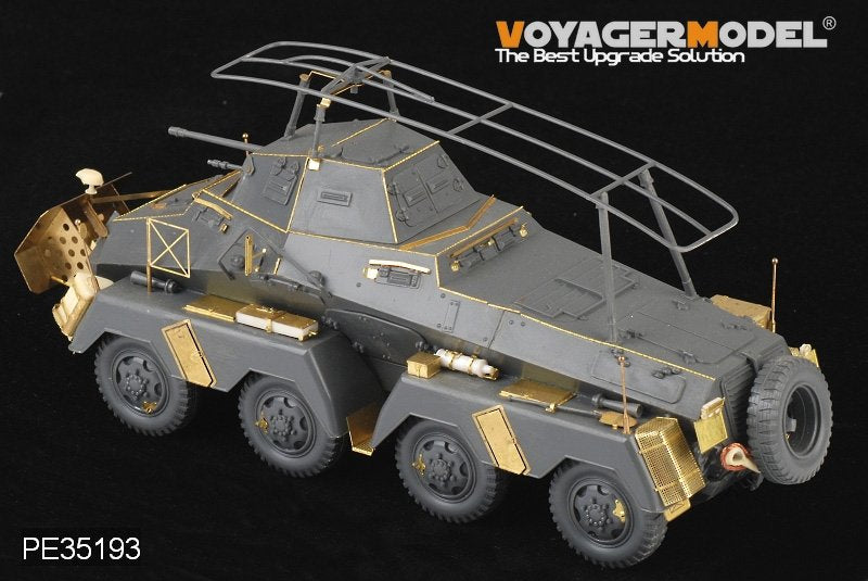 Voyager Model PE35193 WWII German Sd.Kfz.232 8 ROD early version for TAMIYA Kit 1/35 – imagen 3