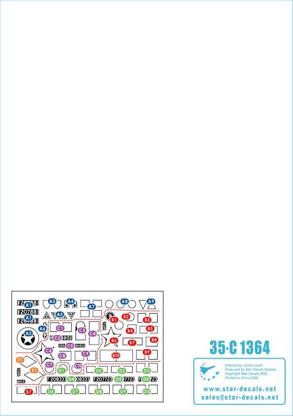 Star Decals 35-C1364 Daimler Armoured Car 1 British and Belgian service in WW2 1/35 – imagen 2