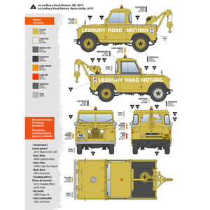 AK Interactive AK35014 LAND ROVER 88 SERIES IIA CRANE-TOW TRUCK 1/35 – imagen 11