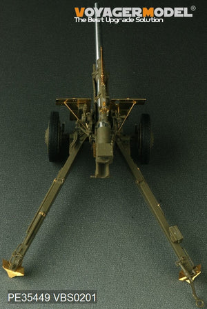 Maquette Voyager PE35449 Seconde Guerre mondiale, canon antichar américain M5 de 3 pouces avec obusier M1 ou de 105 mm, affût M2A1, kit 2 en 1 pour AFV CLUB 35S64 et 35160, échelle 1/35 – image 8