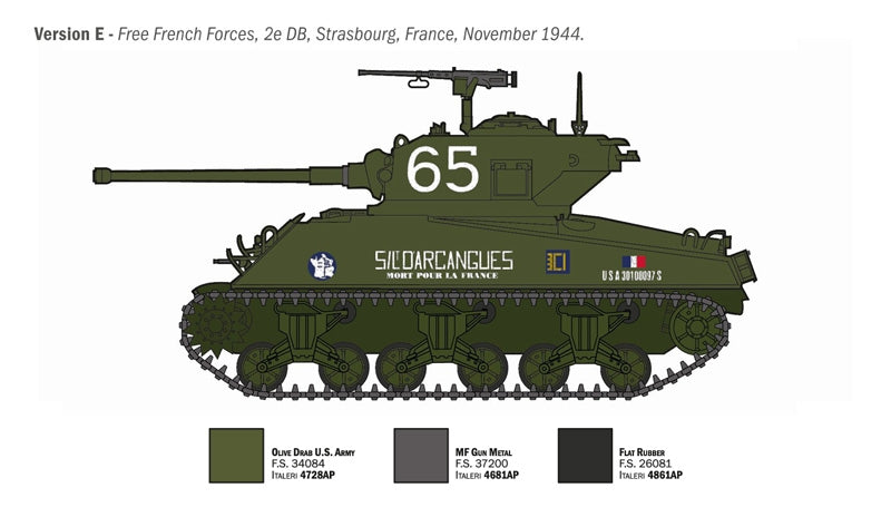 Italeri 96440 M4A3 76mm WET SHERMAN 1/35 – zdjęcie 7