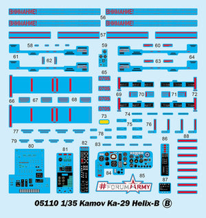 Trumpeter 05110 Kamov Ka-29 Helix-B 1/35 – imagen 6
