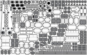 Pontos 23008F1 IJN MIKASA 1905 Detail Up Set 1/200 – Bild 27