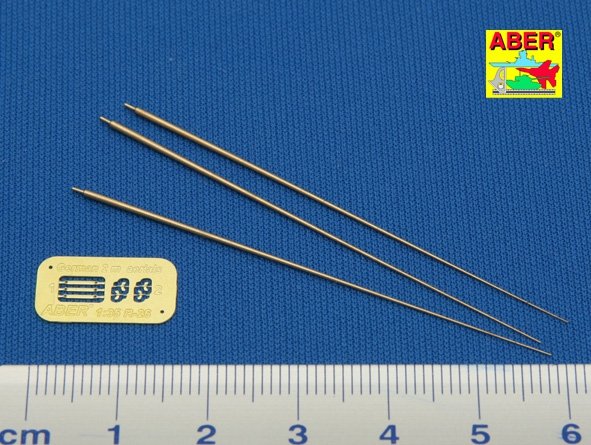 Aber R-26 German 2m antenna rods (set of 3 pcs.) 1/35 – zdjęcie 2