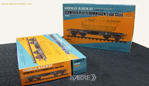 Sabre 35A02 German Railway Schwerer Plattformwagen Type SSys 1/35 – immagine 5