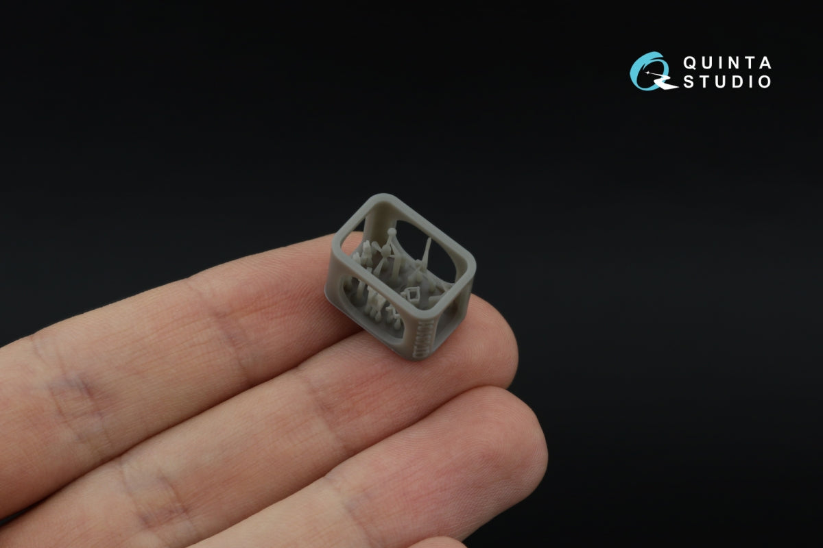 Quinta Studio QD+48553 Schwimmwagen type 166 3D-Printed &amp;amp; coloured Interior on decal paper (Tamiya) (with 3D-printed resin parts) 1/48 – imagen 7