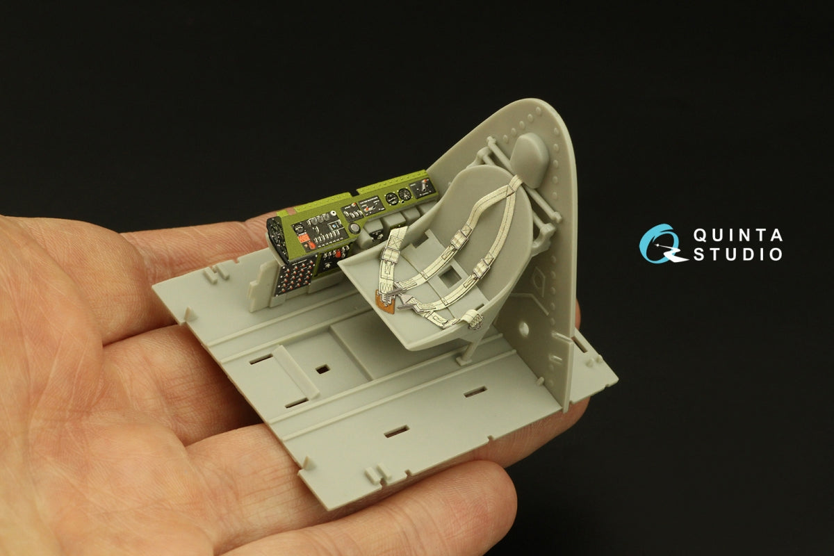 Quinta Studio QD32189 F6F-3E/N Hellcat 3D-Printed coloured Interior on decal paper (Trumpeter) 1/32 – imagen 6