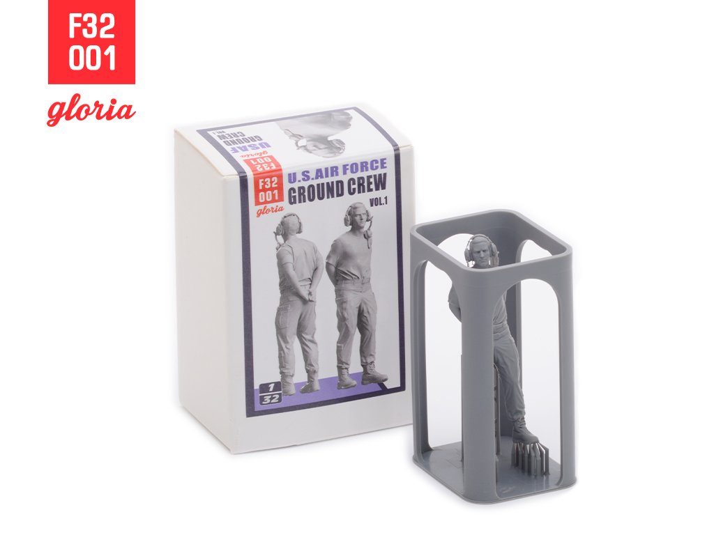 Gloria F32001 Ground Crew US Air Force vol.1 3D Printed Figures 1/32 – imagen 2