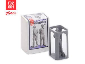 Gloria F32001 Ground Crew US Air Force vol.1 3D Printed Figures 1/32 – imagen 2