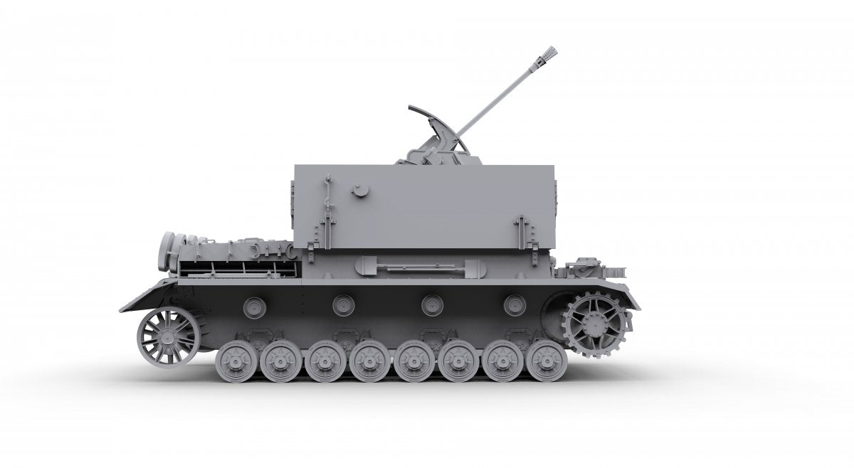 Border Model BT-007 Mobelwagen 3.7cm Flak auf Fgst. Pz.Kpfw. IV (Sf) 1/35 – immagine 5