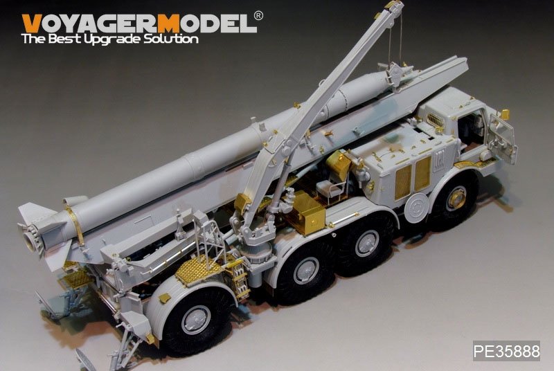 Voyager Model PE35888 Modern Russian 9P113 TEL w/9M21 rocket Basic for TRUMPETER 1/35 – image 4