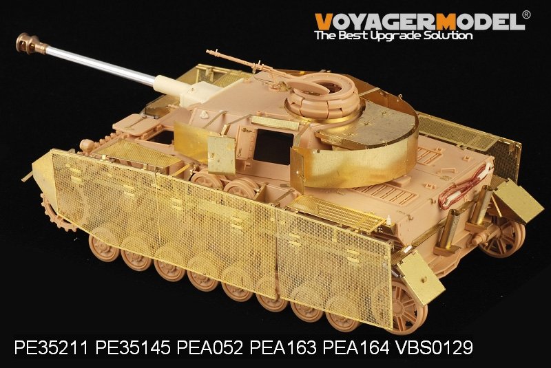 Voyager Model PEA164 WWII German Panzer.IV Ausf.J &amp;quot;Thoma shields&amp;quot; wire mesh schürzen (For All) 1/35 – imagen 4