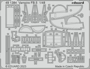 Eduard BIG49394 Vampire FB.5 AIRFIX 1/48 – imagen 4