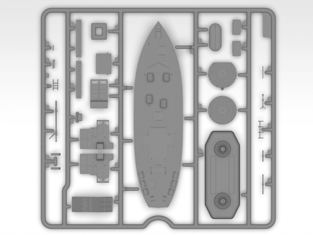 ICM S012 KFK Kriegsfischkutter Bateau polyvalent allemand de la Seconde Guerre mondiale 1/144 – image 9
