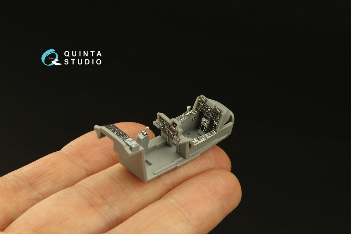 Intérieur imprimé en 3D et coloré sur papier décalcomanie Quinta Studio QD72107 OV-10A Bronco (ICM) 1/72  – image 11
