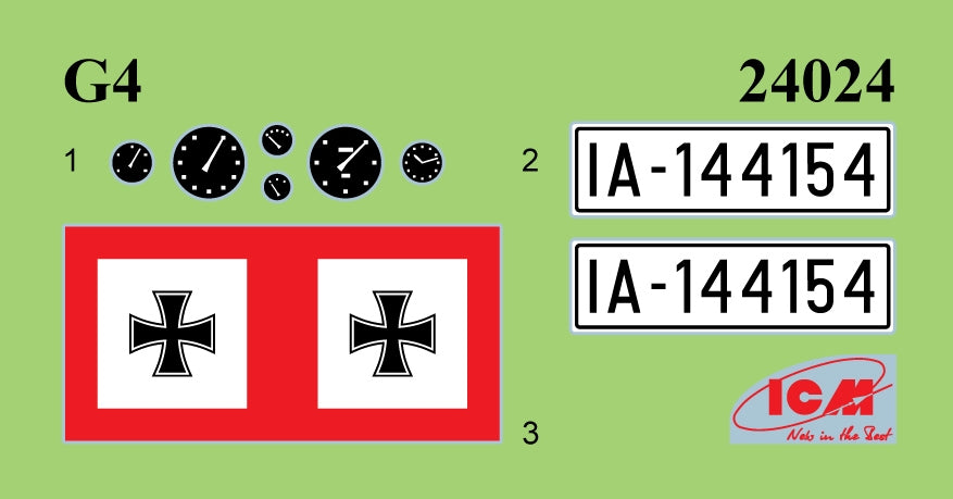 ICM 24024 Type G4 with MG 34 and German Staff Personnel 1/24 – imagen 17