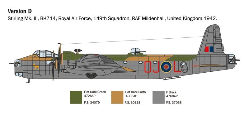 Italeri 1462 Stirling Mk. III 1/72 – zdjęcie 6